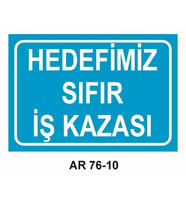 İŞ GÜVENLİĞİ UYARI LEVHASI 1 ADET PVC 21 X 29CM