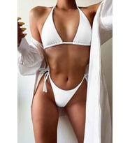 Angelsin Bağlamalı Bikini Altı (Beyaz)
