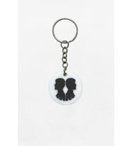 İkizler Burcu NFC Anahtarlık – Akıllı Temassız Bağlantı Özellikli Burç Anahtarlığı (3,5 cm)