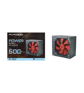 Platoon PL-9261 500W 12CM Kutulu Power Supply (Siyah)