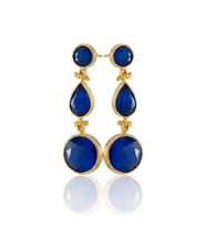 Kadir Jewellery 22 Ayar Altın Kaplama Vintage Küpe -El İşçiliği Ve Hipoalerjenik Küpe