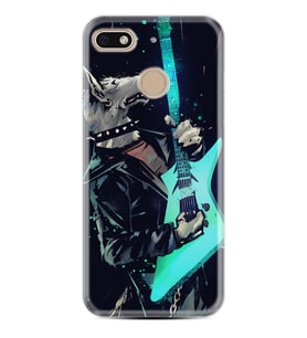 General Mobile GM8 Go GM9 GM20 Pro Plus Kılıf Desemli Silikon Dog Guitar 1789