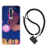 Oppo Reno 2Z 4 Lite 4 Pro 5 6 7 A31 Kılıf Boyun Askılı Silikon Sakız ve Kız 1767