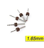 PCB Mikro Karbür CNC Matkap Ucu 10lu Set 1,65mm Tungsten 18 Shank