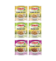 Tamek Haslanmıs Kuru Fasulye  Nohut Barbunya 800 gr 6 lı Karma Paket