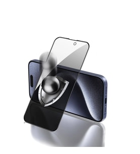 Apple iPhone 15 Plus Zore Rika Premium Privacy Temperli Cam Ekran Koruyucu