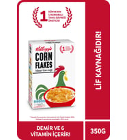 Kellogg's Corn Flakes Kahvaltılık Nostaljik Paket Mısır Gevreği 350 Gr,Lif ve Demir Kaynağı