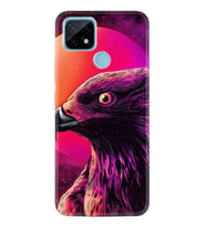 Realme C11 C21 C21Y C25Y C11 2021 Kılıf Desemli Silikon Red Eagle 1752