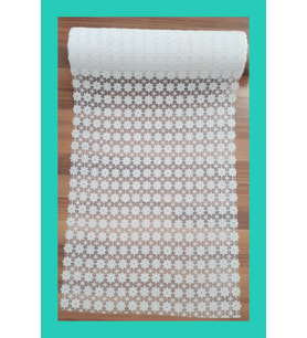 Dantel PVC Raf, Dolap Çekmece Runner Örtüsü, 50x300 cm, Şık Tasarım