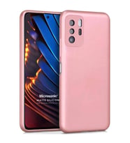 Microsonic Matte Silicone Xiaomi Poco X3 GT Kılıf Rose Gold