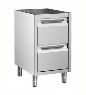 Electrolux Professional Alt Dolap, Üst Tablasız, 2 Çekmeceli - 500 Mm RAU5002DW
