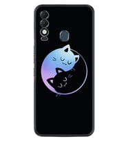 Tecno Spark 8T Kılıf Silikon Desen Özel Seri Love Cats 1604