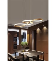 Modern Rimaldo Eskitme Sarkıt Led Avize, Günışığı Işığıyla Şıklık