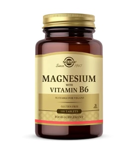 Solgar Magnesium with Vitamin B6 100 Tablet