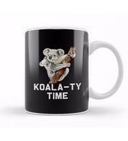 Koala Ty Time Cute And Funny Koala Pun Kupa Bardak Porselen