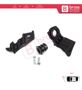 VW Jetta MK5 2005-2010 Golf MK5 2004-2009 1K0998226 İçin Sağ Ön Far Ayak Tamir Seti