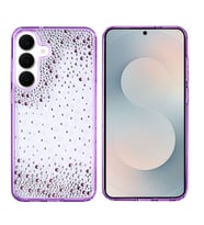 Galaxy S25 FE Kılıf Airbag Tasarımlı Damla Taşlı Şeffaf Pera Silikon Kılıf