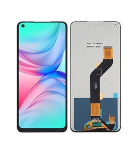 Infinix Hot 10 ile Uyumlu Lcd Ekran Dokunmatik X682 (Siyah)