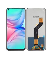 Infinix Hot 10 ile Uyumlu Lcd Ekran Dokunmatik X682 (Siyah)