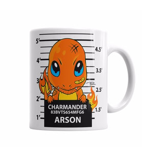 charmander bad boy pokemon    Kupa Bardak Porselen