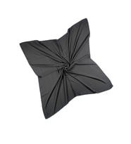 Mısırlı Eşarpları Queen Krep Düz Renk Eşarp 110x110 Cm (Antrasit)