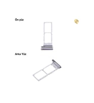 Samsung Z Fold 5 Sim İç Yuvası Çiftli Siyah Çiftli sim yuvası ikili sim tepsisi çiftli sim aparatı dual sim çekmecesi