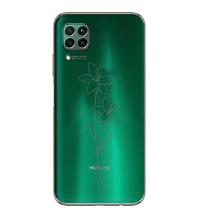 Huawei P40 Lite Uyumlu Baskılı Yumuşak Silikon Şeffaf Telefon Kılıfı