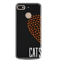 General Mobile GM8 Go GM9 GM20 Pro Plus Kılıf Desemli Silikon Cats 1792