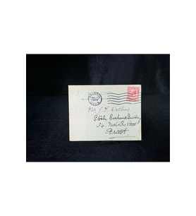 İngiltere Bristol 1923 yılından postadan geçmiş Posta Kartı One Penny Pullu