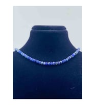 Nelleovana Lapis Lazuli Doğal Taş Kolye Faset Kesim 3*4 Mm