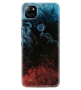 Casper E30 F20 X20 Kılıf Desemli Silikon Red Blue Black Abstact 1386