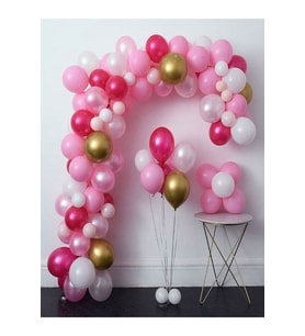 Pembe Zincir Balon Seti
