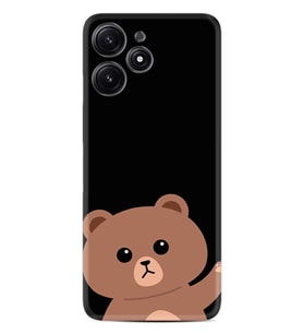 Xiaomi Poco M6 Pro 5G Kılıf Desenli Silikon Platinium Series Hello Bear 1905