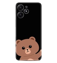 Xiaomi Poco M6 Pro 5G Kılıf Desenli Silikon Platinium Series Hello Bear 1905
