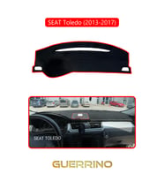 SEAT Toledo (2013-2017)TORPİDO KORUMA HALISI KIRMIZI KENAR