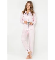 DoReMi Victoria Uzun Kollu Bayan Pijama Takımı (Pembe)