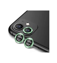 Apple iPhone 12 Mini Uyumlu Zore CL-12 Premium Safir Parmak İzi Bırakmayan Anti-Reflective Kamera Lens Koruyucu (Açık Yeşil)