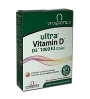 Vitabiotics Ultra Vitamin D3 1000 IU 96 Tablet x3 Adet (Renksiz)