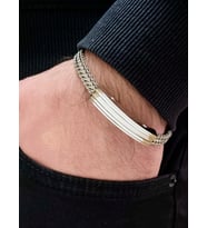 319L Çelik Erkek Bileklik Balıksırtı Kordon Silver Renk atmaz Kararmaz 22 cm (Gümüş)