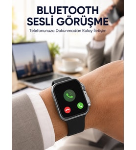Rs12 Pro+ Titanyum Kasa Akıllı Saat – Uyku Ve Nabız Takibi, Suya Dayanıklı, Bluetooth Arama Yeni Nes
