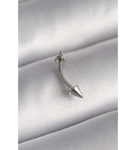 316L Çelik Gümüş Renk Çivi Model Piercing 5886 - HPSBYI2408-8979