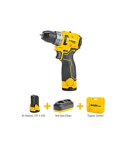 SGS5080 2 AKÜLÜ VİDALAMA SETİ 12 VOLT ŞARJLI MATKAP SETİ 2.5 AMPER