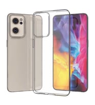 Oppo Reno 7 4G Kılıf Şeffaf Silikon Hibrit Case Kapak (Renksiz)