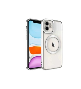 iPhone 12 Kılıf Kross Magneticsafe Kapak - Gümüş
