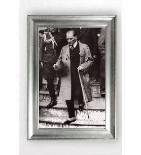 Gümüş Çerçeveli Atatürk Tablo a816
