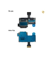 Samsung Galaxy S4 Mini Sim Konnektörü Tekli Anakart sim okuyucu soketi sim kart yuvası lehim parçası sim kart okuyucu konnektörü
