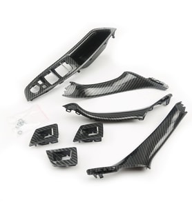 Bmw F10 Kapı Tutamak Seti 7Parça Katlanır KarbonFiber 51417359283