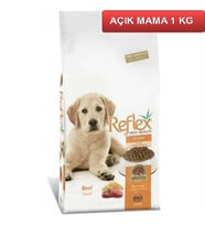 Reflex Puppy Beef Rice Biftekli Yavru Köpek Maması 1 Kg AÇIK
