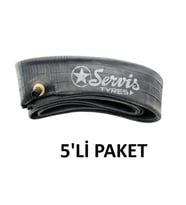 Servis 3.50/4.00X16 İÇ LASTİK BUTYL Motosiklet İç Lastiği (5 ADET)