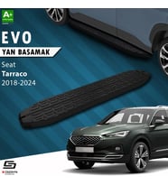 S-Dizayn Seat Tarraco Evo Siyah Yan Basamak 193 Cm 2018-2024 A+ Kalite